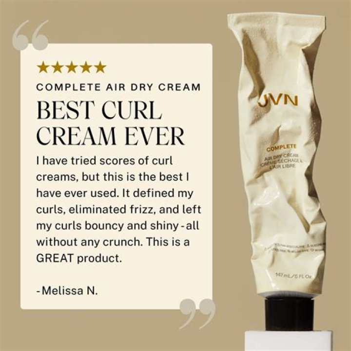 JVN Air Dry Cream Breakdown: Clean Ingredients, Hold, and Real Performance