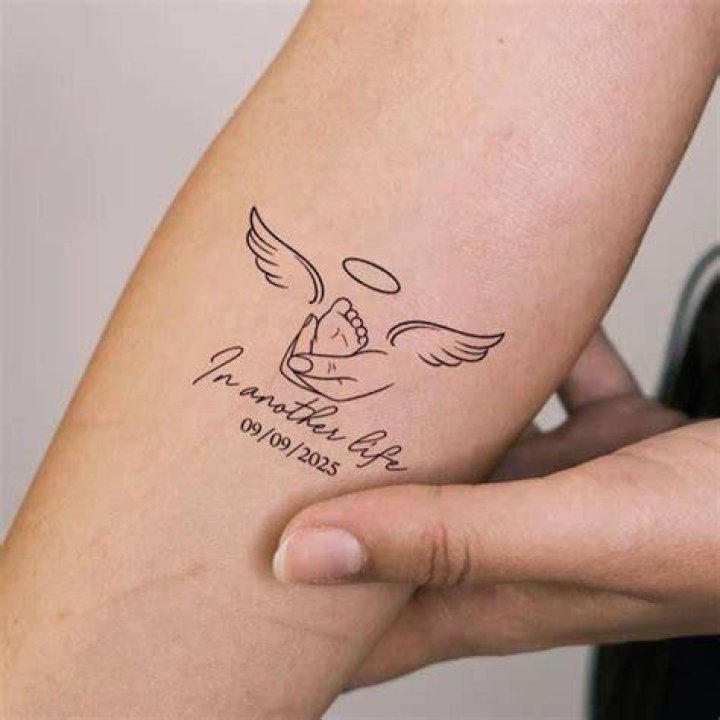 Close-Up Looks at Infant Angel Tattoos: Symbolism, Wings, and Healing Ink Designs